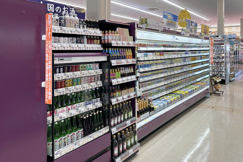 アルコール棚・冷ケース